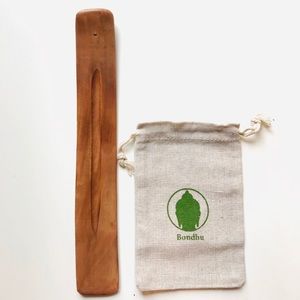 Handmade Indian Wood Incense Stick Holder 3pk